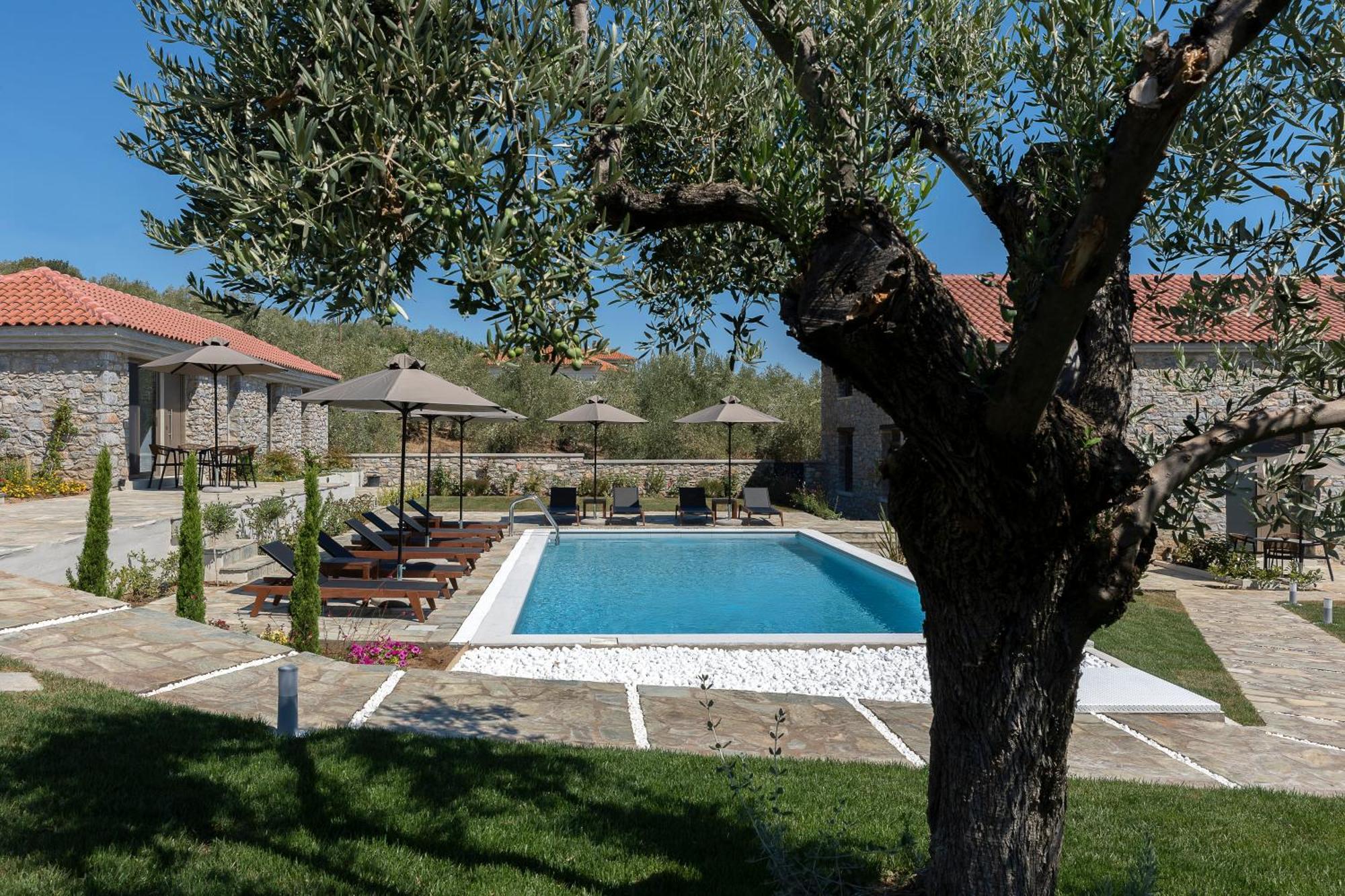Lichnos Luxury Suites Sourpi Екстер'єр фото